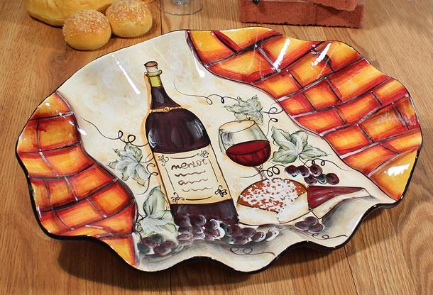 Villagio Collection Oval Platter 19" x 13" x 2"