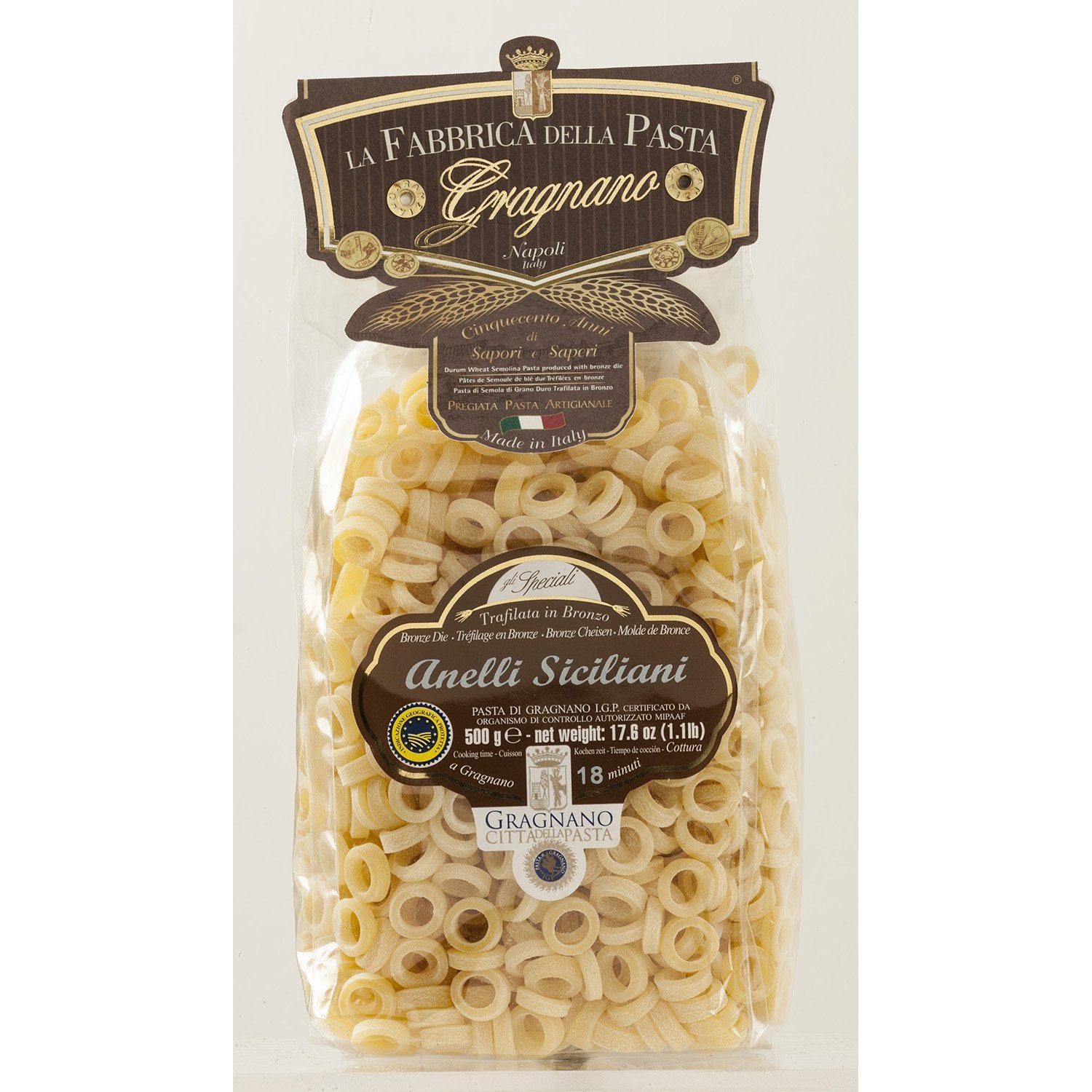 La Fabbrica Della Pasta Anelli Siciliani #453, 500gr