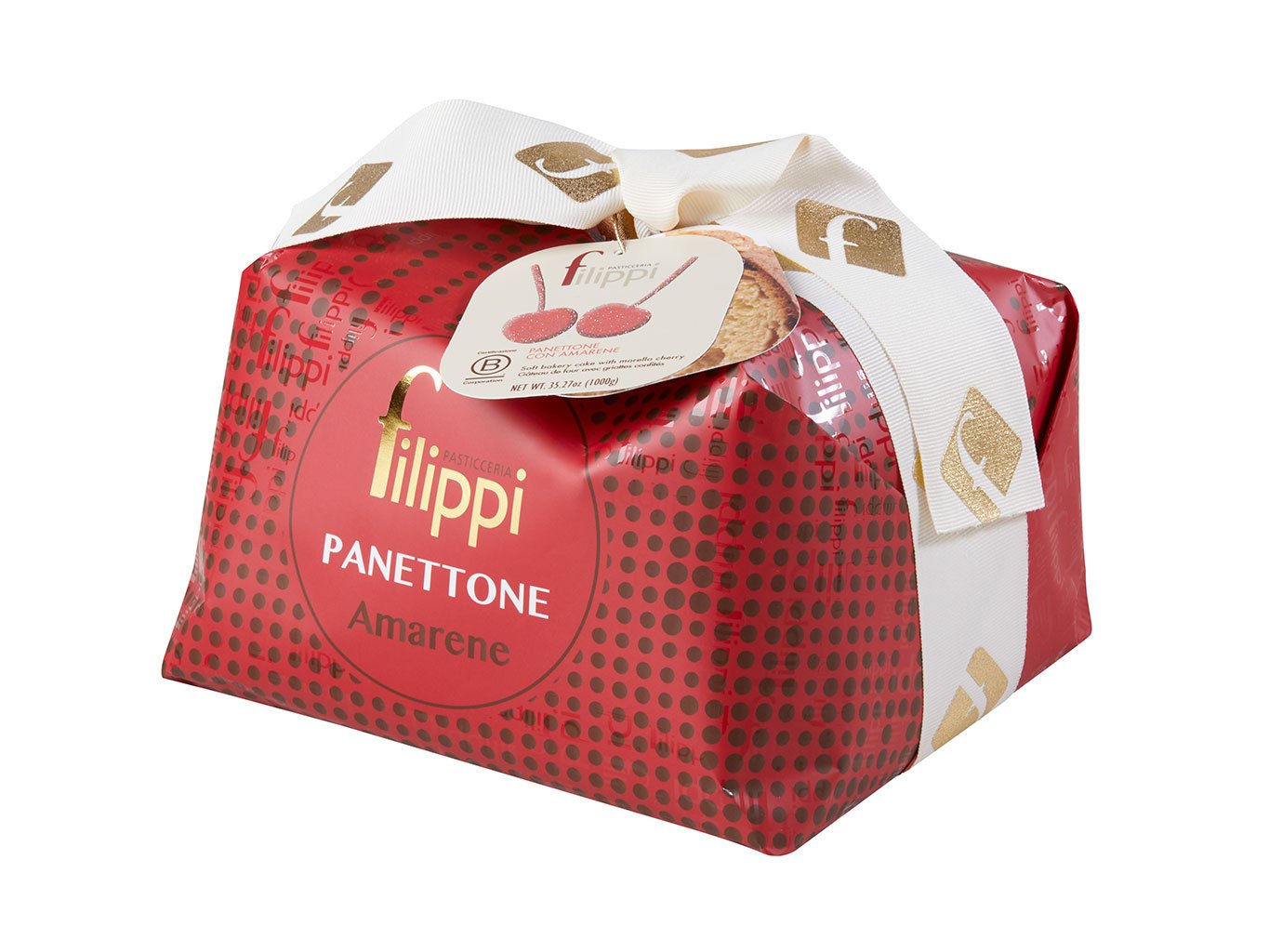 Filippi Panettone Amarene, 35.27 oz