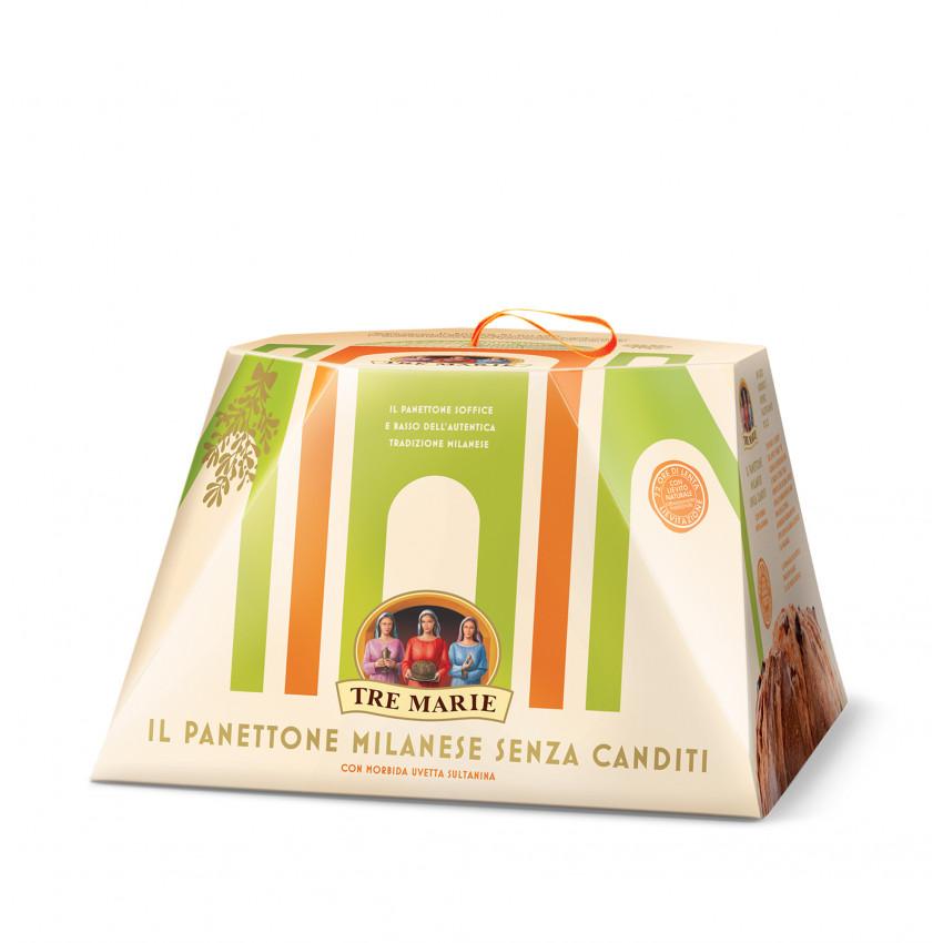 Tre Marie Panettone Milanese Senza Canditi, 35.3 oz - 1 kg