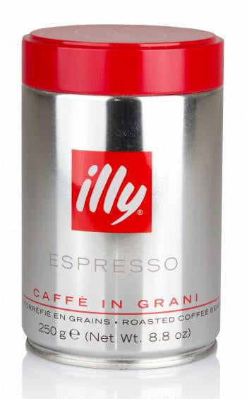 illy Espresso Roasted Coffee Beans, 250g can