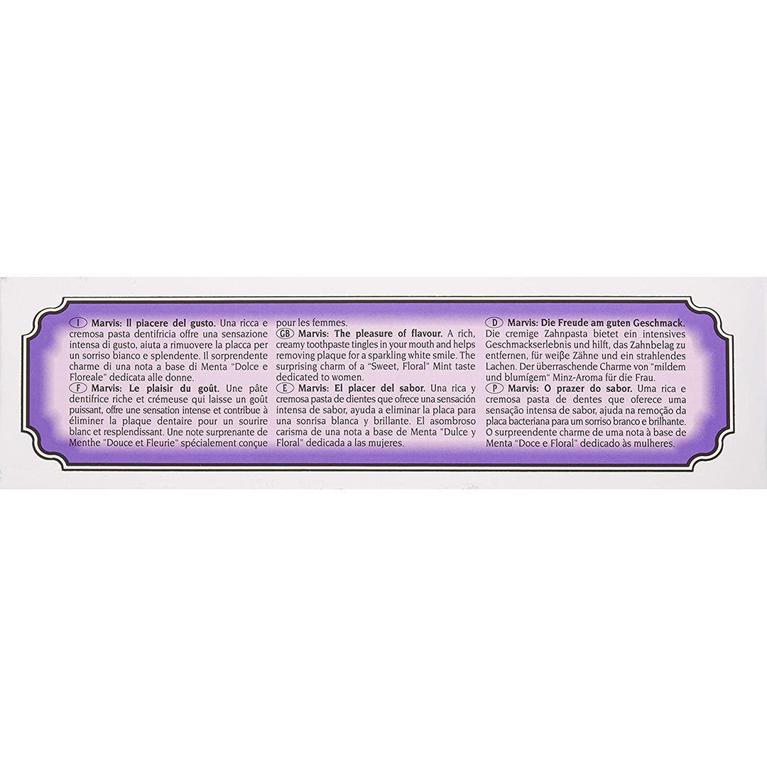 Marvis Jasmine Mint Toothpaste, 75ml - 3.86 oz