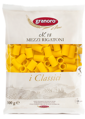 Granoro Mezzi Rigatoni #18, 1 lb