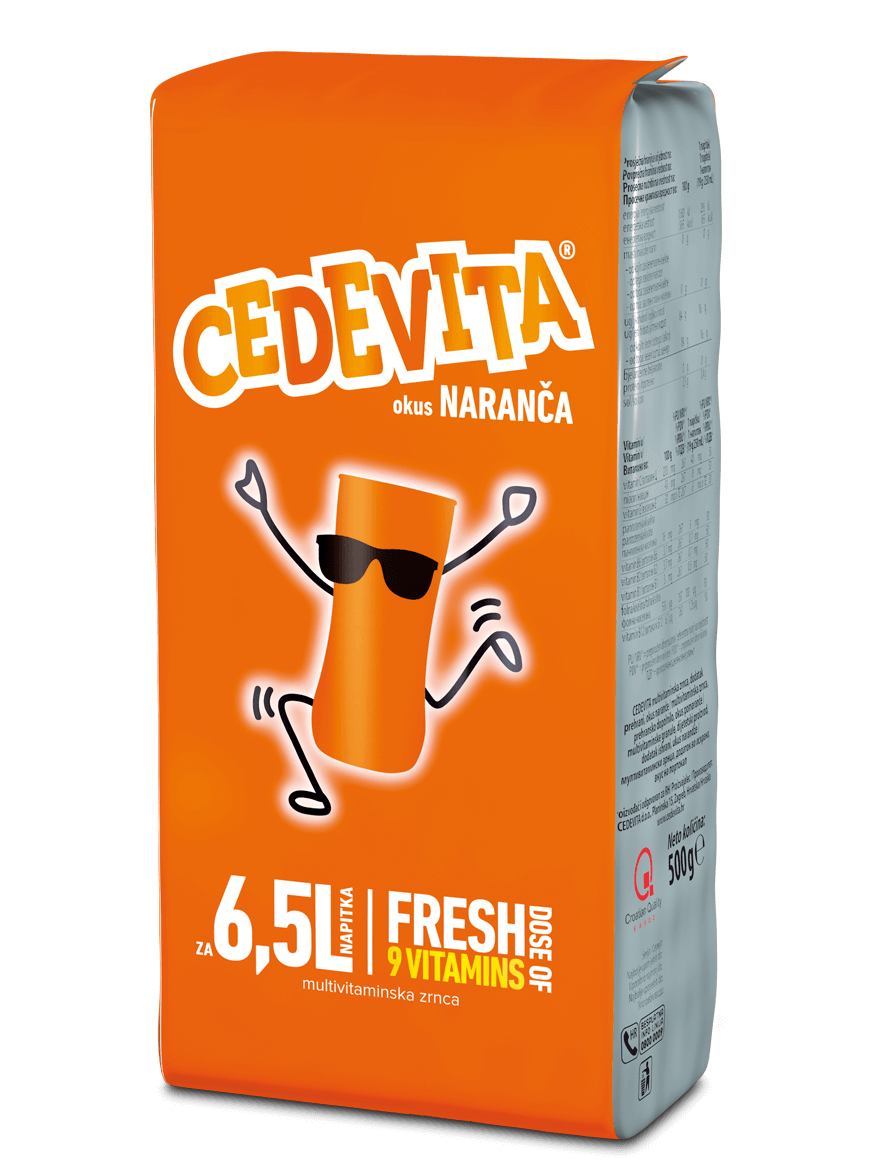 Cedevita Orange Flavor Vitamin Drink, 500g