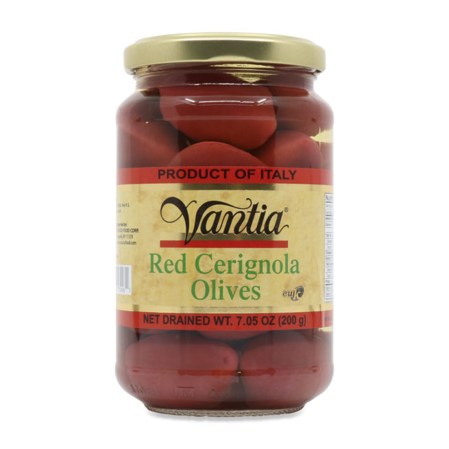 Vantia Red Cerignola Olives, 7.05 oz