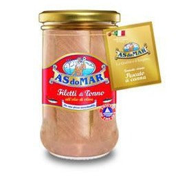 A'S do Mar Tuna Fillets in Olive Oil, 250g Jar