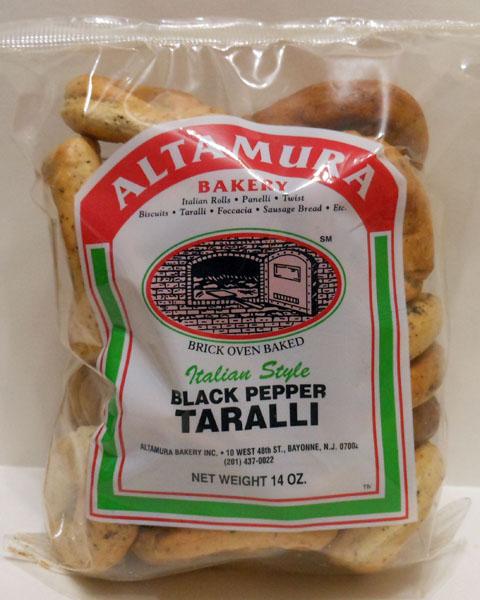 Altamura Barkery Black Pepper Taralli