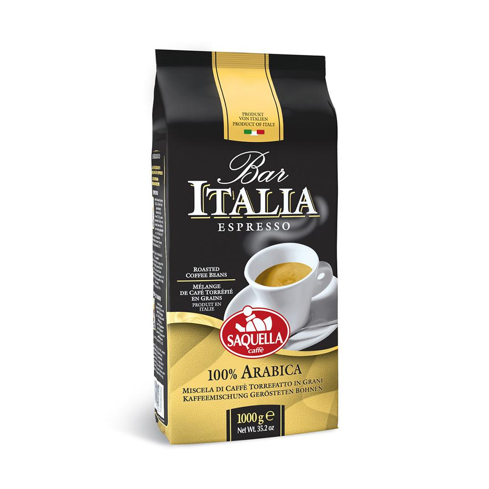 Saquella Caffe Bar Italia 100% Arabica Beans, 35.2 oz | 1000g
