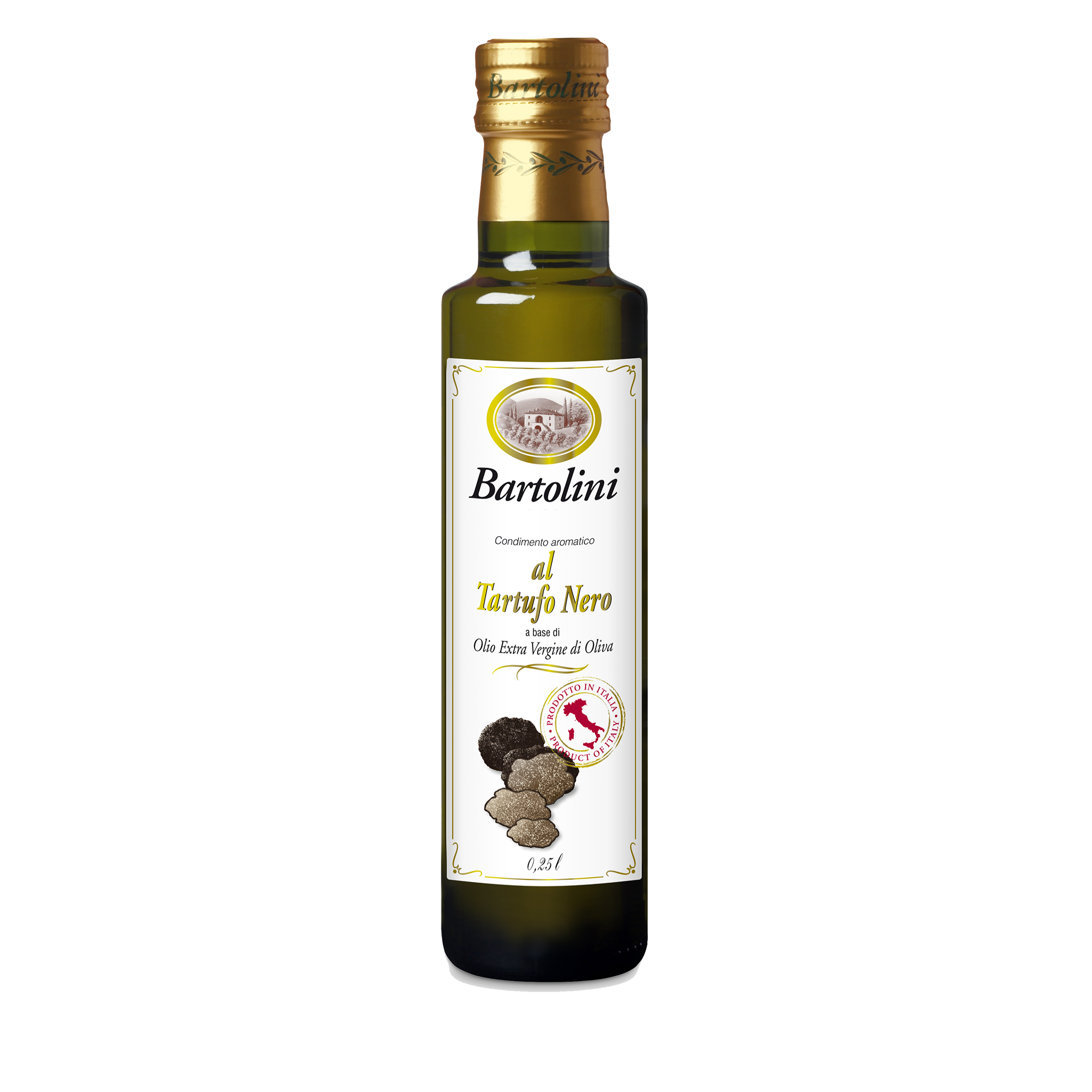 Bartolini Emilio Black Truffle Oil 8.4 FL OZ Glass