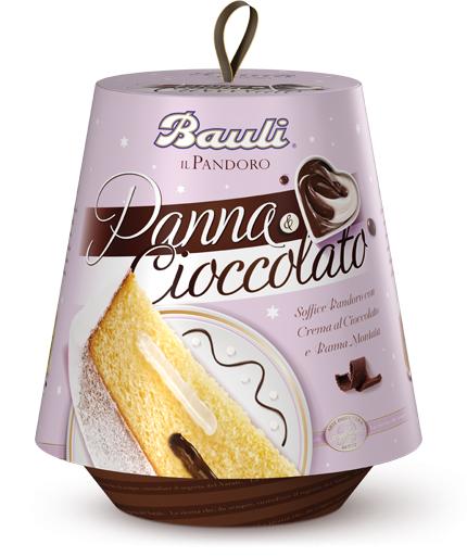 Bauli Pandoro Panna e Cioccolato, 750g