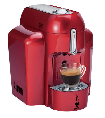 Bialetti Mini Express Machine, Single Serve in RED