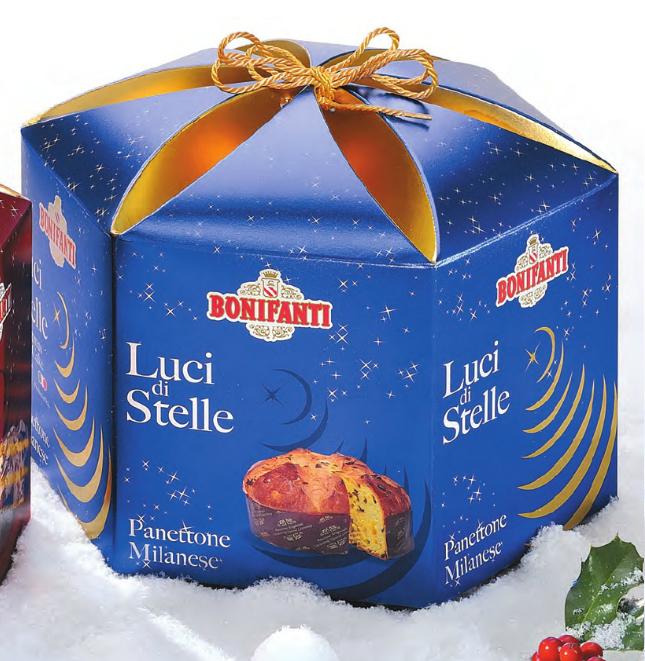 Bonifanti Panettone Milanese Luci di Stelle blu, 1kg