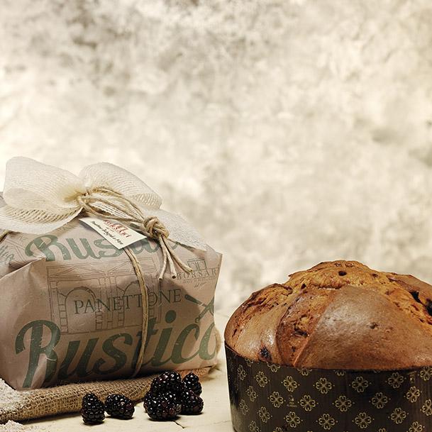 Borsari Panettone Whole Wheat flour with Blackberries, 1000g