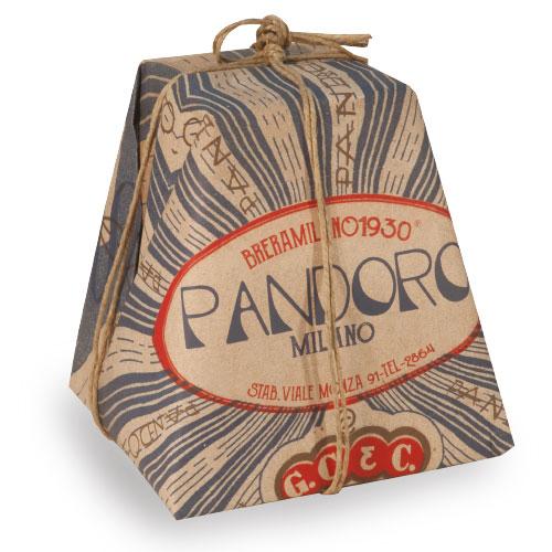 Breramilano1930 TRADITIONAL PANDORO HAND WRAPPED, 1kg