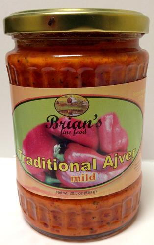 Brian's Traditional Ajver Mild, 580g