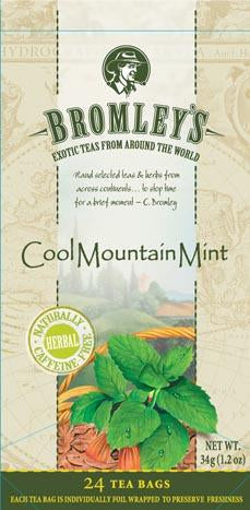 Bromley's Cool Mountain Mint, 24 Tea Bags, 34g