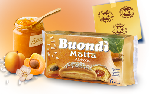 Buondi Motta Apricot (Albicocca), 258g - 9.10 oz