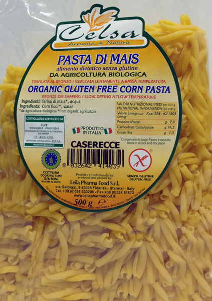 Celsa Caserecce Organic Gluten Free Pasta ,500g