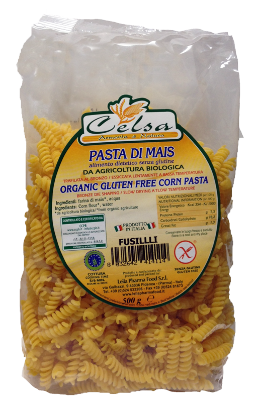 Celsa Fusilli Organic Gluten Free