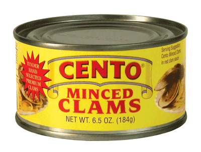 Cento Minced Clams, 184g Can