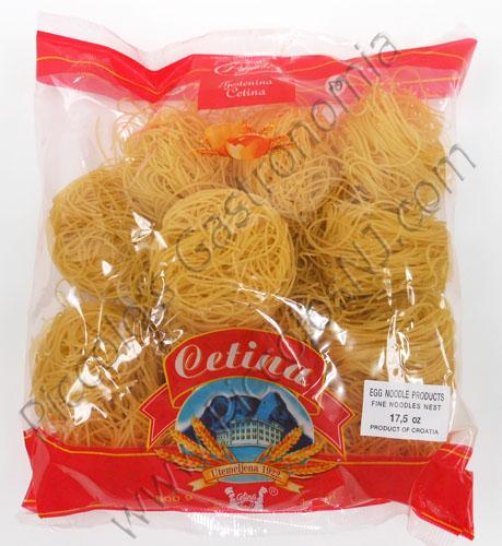 Cetina Fine Noodles Nest 500g