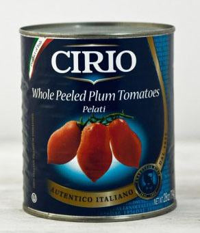 Cirio Whole Peeled Plum Tomatoes, 28oz