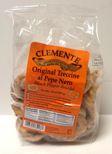 Clemente Original Treccine al Pepe Nero, 10 oz