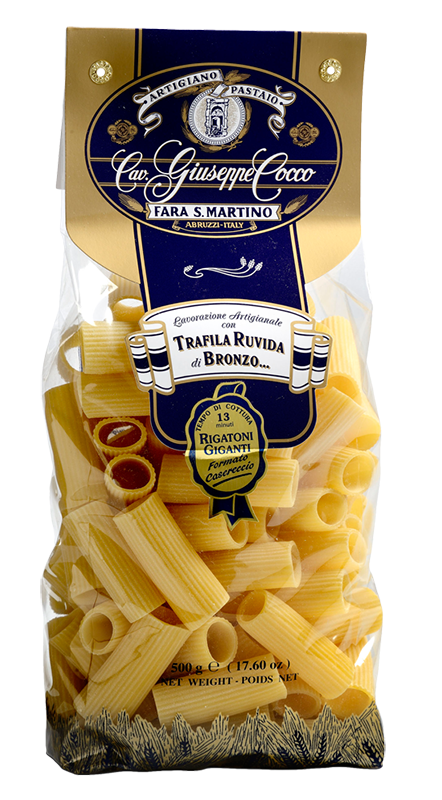 Giuseppe Cocco Big Rigatoni Giganti #A94, 250g (8.80 oz)