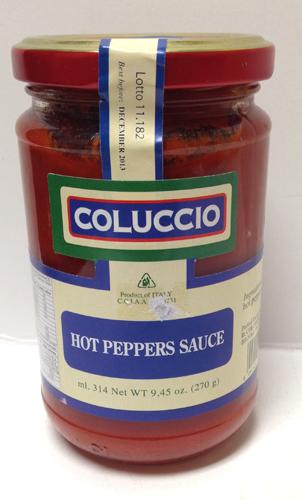 Coluccio Hot Peppers Sauce 9.45 oz