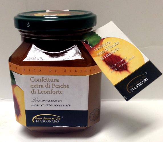 Fiasconaro  Confettura extra di Pesche di Leonforte "Peach" 360g