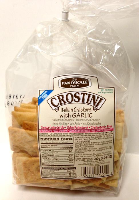 Crostini Italian Crackers with Garlic, 200g