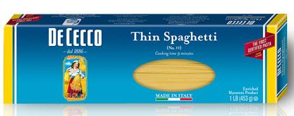 De Cecco Spaghettini (Thin spaghetti) #11 1 LB