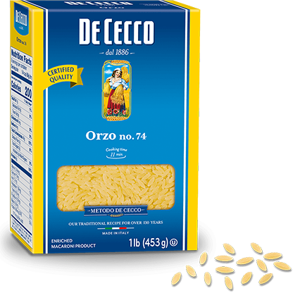 De Cecco Orzo, #74, 1 LB