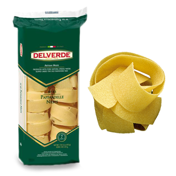 Delverde #83 Pappardelle Nests, 8.8 OZ (250g)