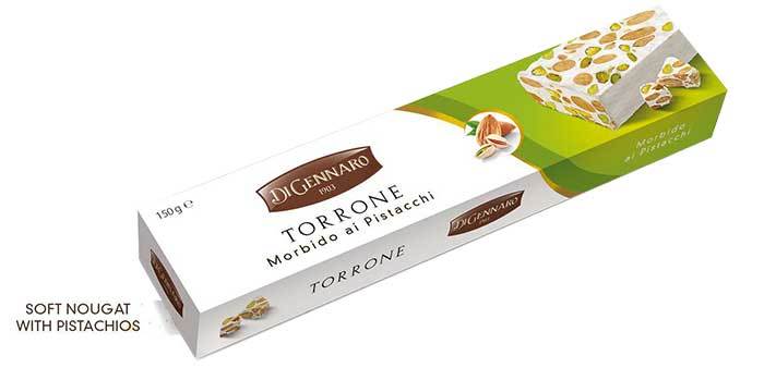 DiGennaro Torrone Soft Almond & Pistachios, 150g