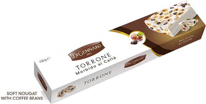 DiGennaro Torrone Soft Hazelnuts & Coffee (Caffe), 150g