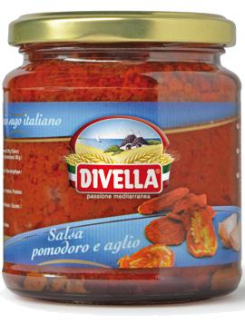 Divella Salsa pomodoro e aglio 280g Jar