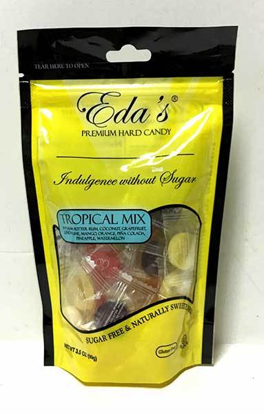 Eda's Sugar Free Tropical Mix Candy, 3.5 oz (99g)