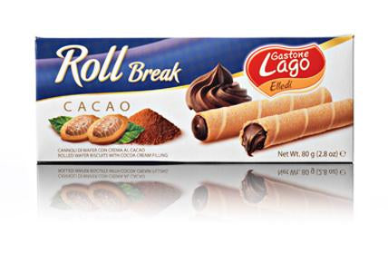 Elledi Roll Break CaCao (Cocoa Filled) 80g