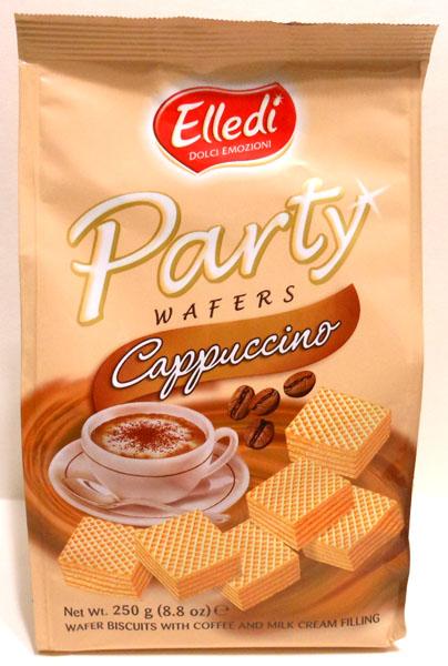 Elledi Party Wafers Cappuccino 250g