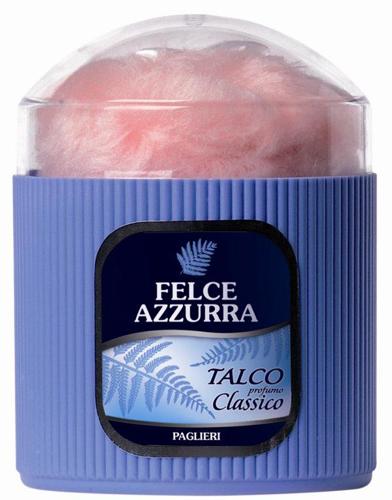 Felce Azzurra Body Powder with Puff Classico Talco 250g