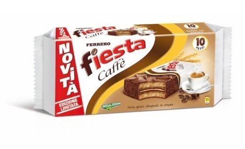 Ferrero Fiesta CAFFE Snack Cakes Pack of, 10  x 40g Pieces