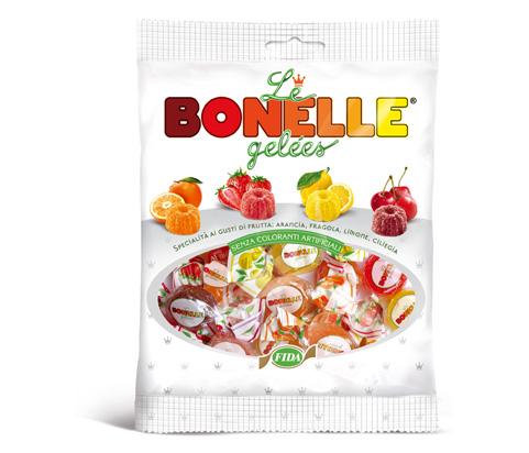 Fida Le Bonelle Gelees Fruit Candy Jelly Candy, 4.5oz (127g)