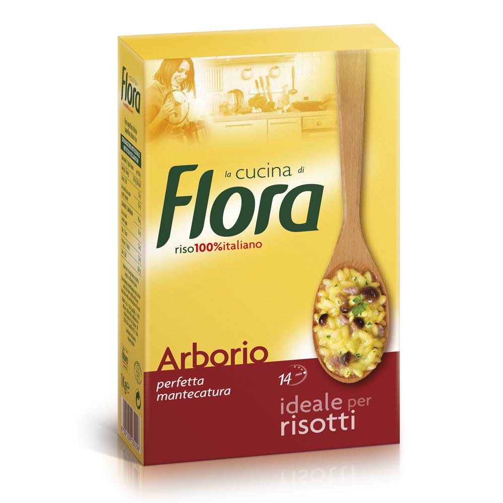 Flora 100% Italian Rice Arborio, 1kg