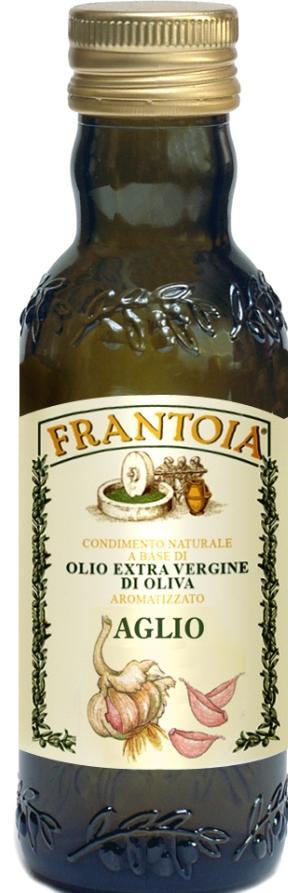 Frantoia Extra Virgin Olive Oil W/ Garlic (Aglio) 8.5 FL. OZ