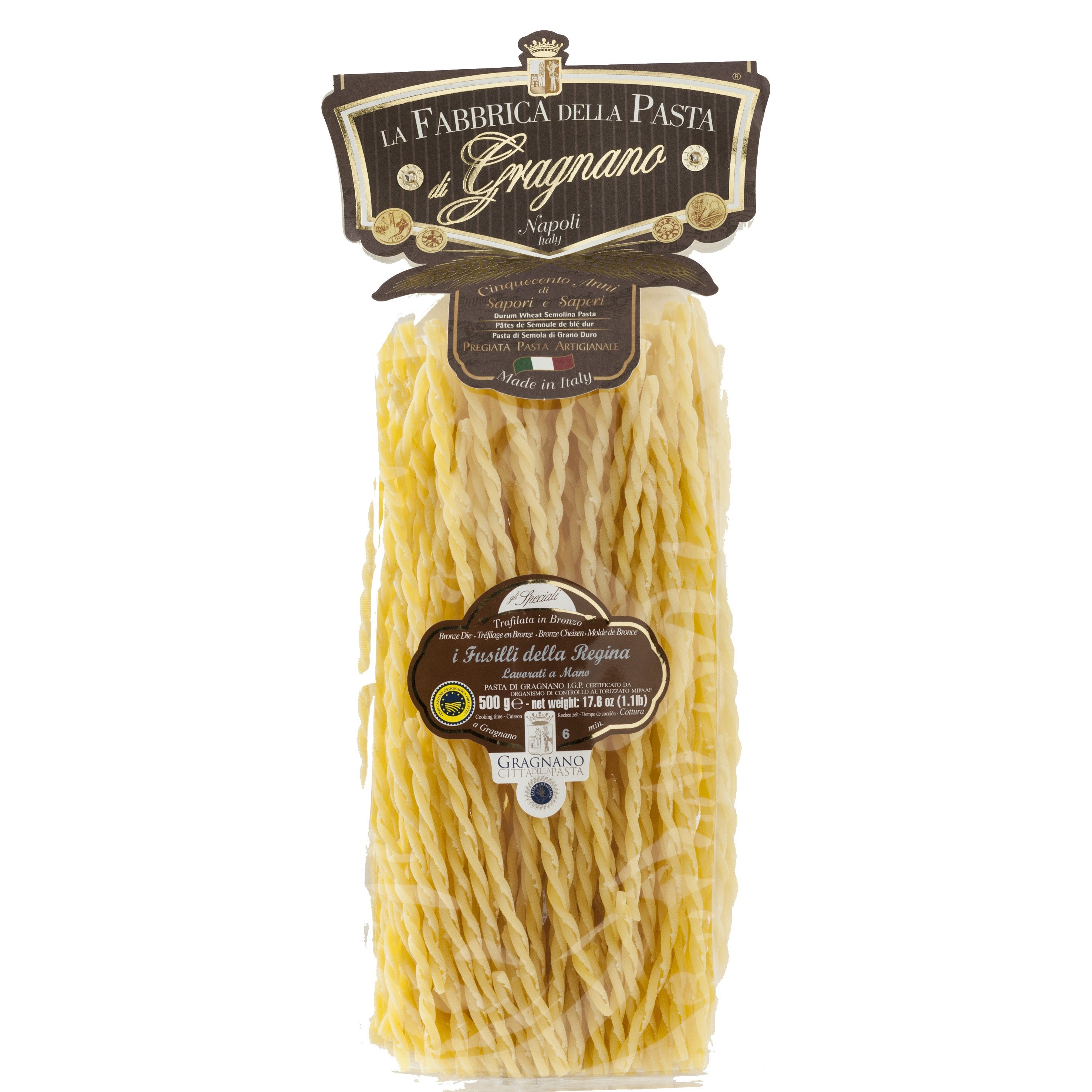 La Fabbrica Della Pasta Fusilli Della Regina, #512, 17.6 oz | 500gr