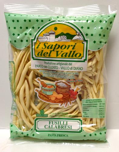 i Sapori del Vallo Fusilli Calabresi Fresh Pasta, 500g