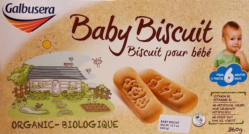 Galbusera Organic Baby Biscuit, 360g