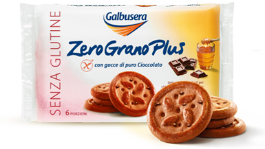 Galbusera Gluten Free ZeroGranoPlus Chocolate Frollini 300g
