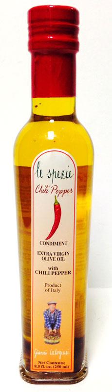 Giannia Calogiuri Extra Virgin Olive Oil w/ Chili Pepper, 250ml
